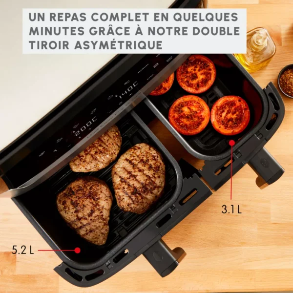 Friteuse sans huile Moulinex Easy Fry and Grill Dual Inox EZ905D20 – Image 3