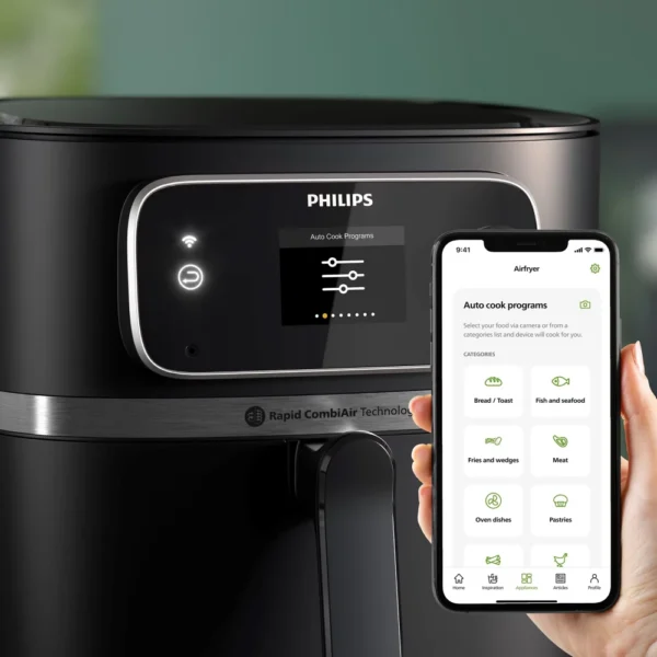 Airfryer Philips Série 7000 XXL+ Connecté HD9880/90 – Image 5